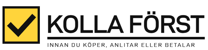 Kolla först logotyp